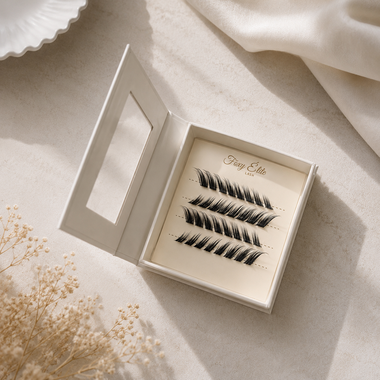 Luxury Foxy DIY Lash Clusters | Wispy Multi-Layered Lashes