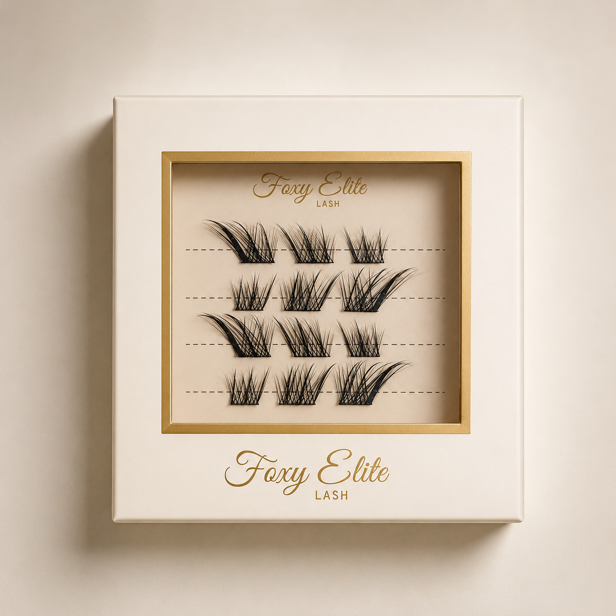 Foxy Elite Cloud Volume Cluster Lashes | Soft Wispy Lightweight Clusters